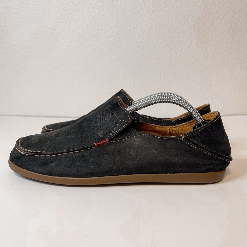 Olukai Nohea Nubuck Women’s Loafers Size 7.5